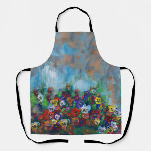 Pansies for you apron