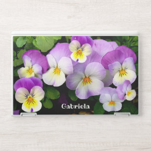 Pansies HP Laptop Skin