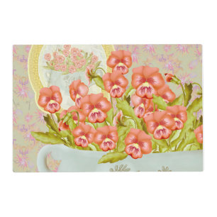 Pansies in a Bowl Placemat
