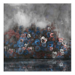 Pansies In The Mist 12" x 12" Acrylic Print