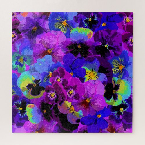 Pansies Jigsaw Puzzle Flowers