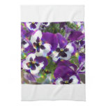 Pansies  Kitchen Towel