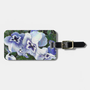 PANSIES LUGGAGE TAG