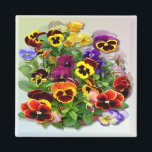 PANSIES ~ Magnet<br><div class="desc">Another pretty Pansy product for you to enjoy, do have a look at the other products in this colorful Pansy Series.</div>