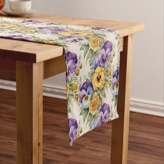 Pansies Modern Vintage Floral