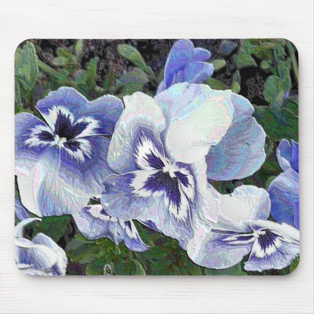 PANSIES MOUSE PAD (Front)