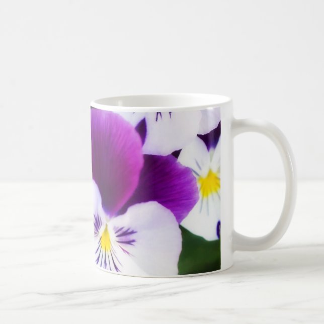Pansies Mug (Right)