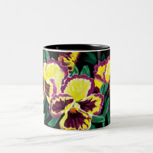 Pansies mug