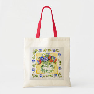 Pansies - nasturtiums 2013 tote bag
