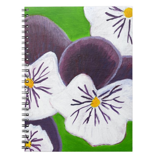 Pansies Notebook (Front)