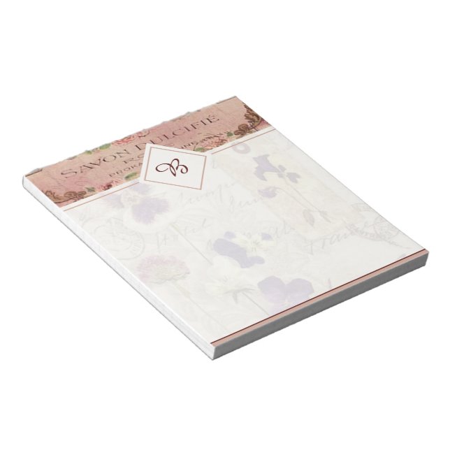 Pansies Notepad (Angled)