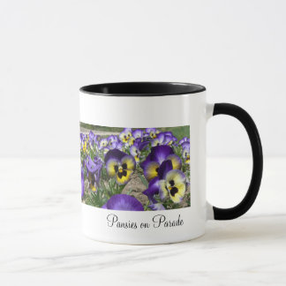 Pansies on Parade Mug