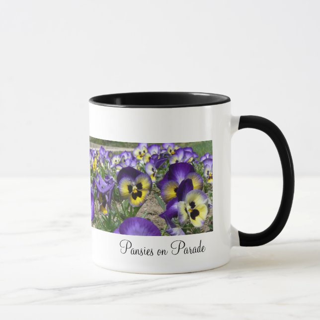 Pansies on Parade Mug (Right)