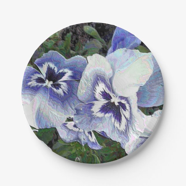 PANSIES PAPER PLATES (Front)
