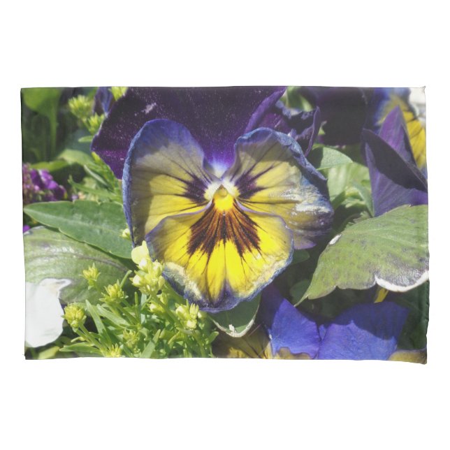 PANSIES! PILLOW CASE (Front-Left)