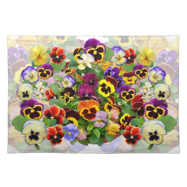 Pansies ~ Placemats # 2 (Front)