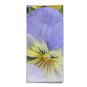 Pansies - Purple and Yellow Cloth Napkin