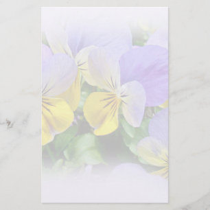 Pansies - Purple asnd Yellow Stationery