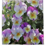 Pansies Shower Curtain at Zazzle