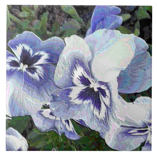 PANSIES TILE (Front)