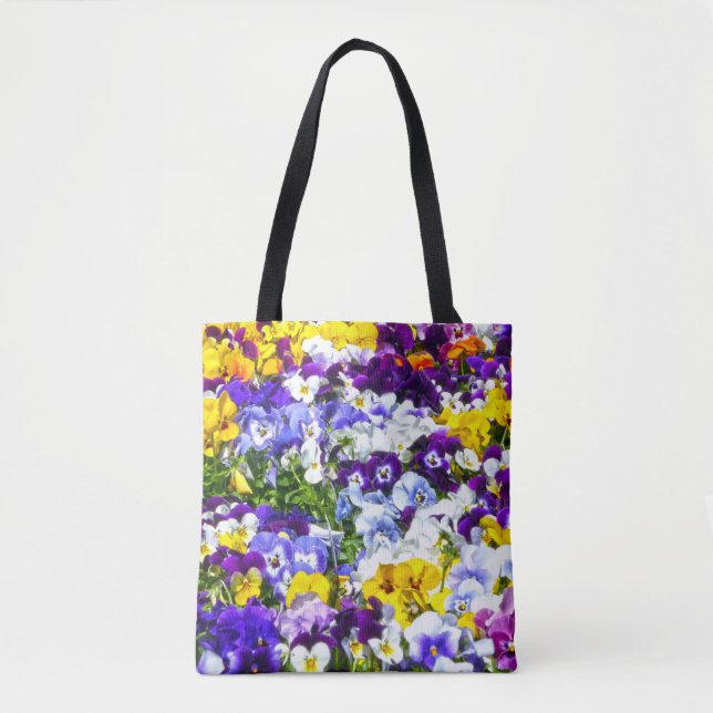 Pansies Tote Bag (Front)
