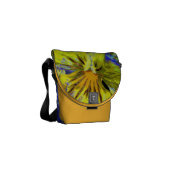 Pansy Abstract Messenger Bag (Front Left)