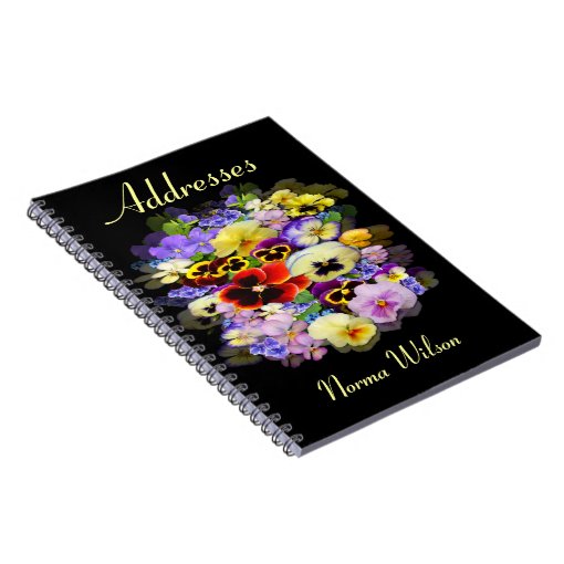 Pansy Address Book Zazzle