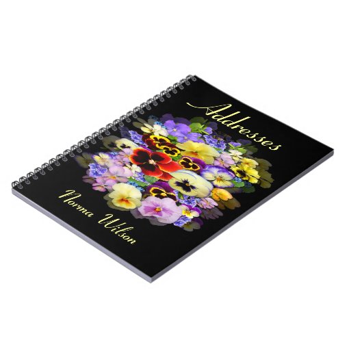 Pansy Address Book Zazzle