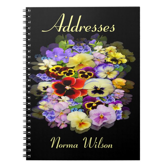 Pansy  ~ Address Book (Front)