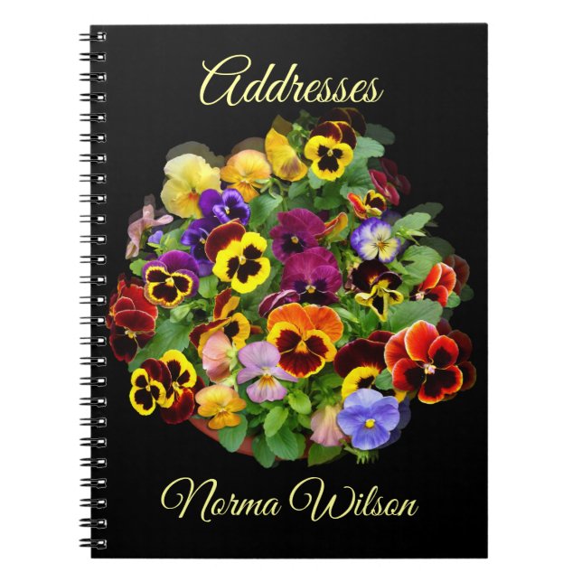 Pansy  ~ Address Book (Front)