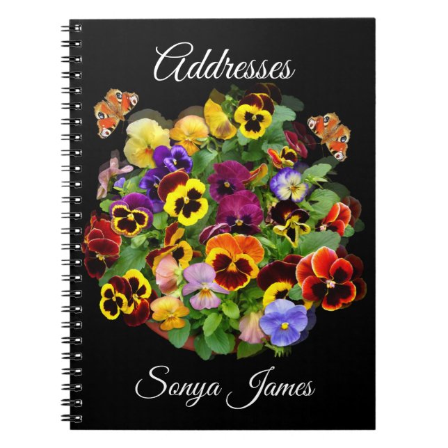 Pansy  ~ Address Book (Front)