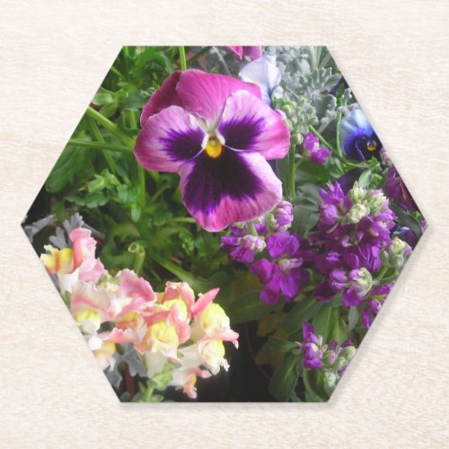 Pansy and friends paper coaster