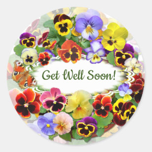 Get Well Soon Gifts for Women - Funny Flowers Sticker for Sale by  design880