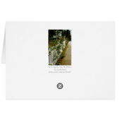 Pansy Blues Fence Cards (Back Horizontal)