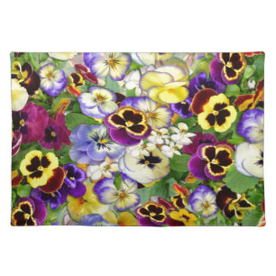 Pansy Cascade Cloth Placemat