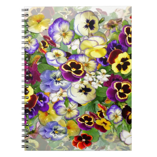 Pansy Cascade Notebook (Front)