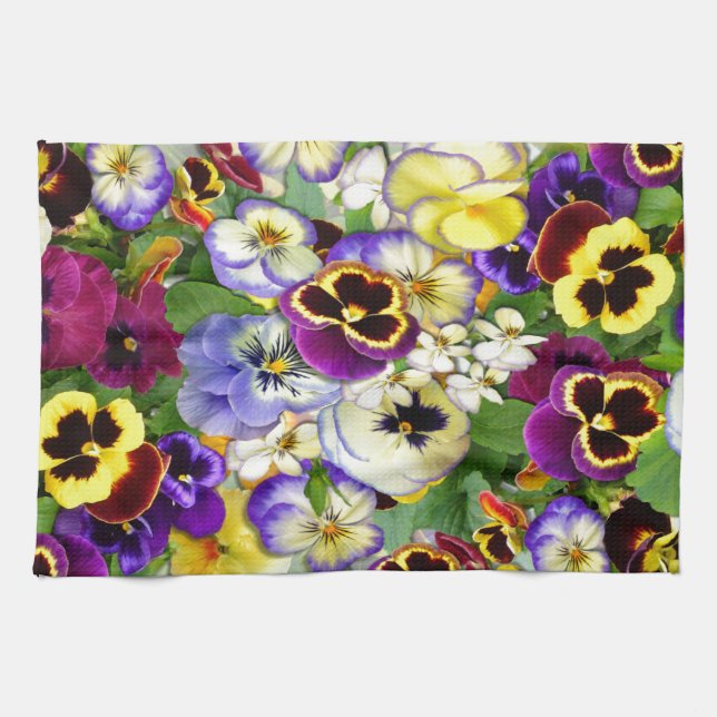 Pansy Cascade Towel (Horizontal)