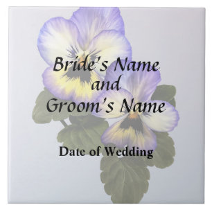 Pansy Duo Wedding Products Ceramic Tile