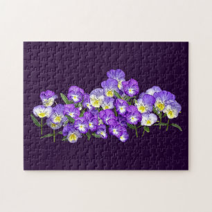 Pansy Family Reunion Jigsaw Puzzle