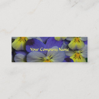 Pansy Floral Business Card
