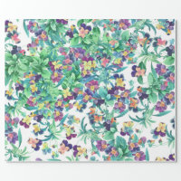 Pansy Wrapping Paper