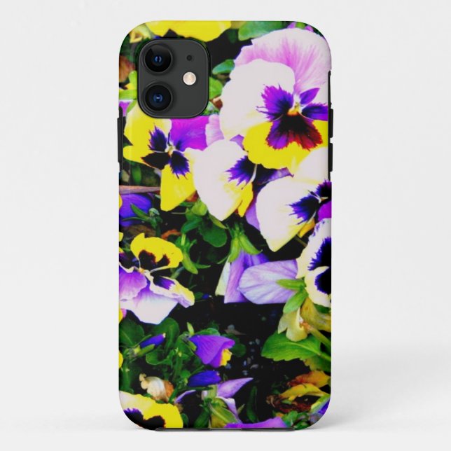 pansy flowers Case-Mate iPhone case (Back)