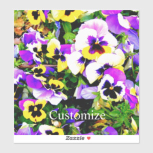 Pansy flowers Thunder_Covecolorful Sticker