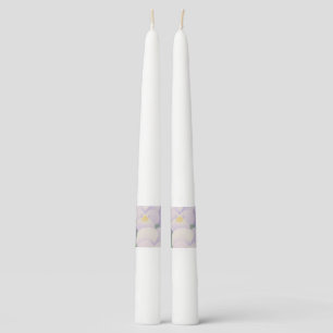Pansy funeral memorial taper candle