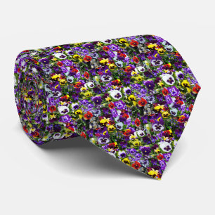 Pansy Garden Variety, Neck Tie