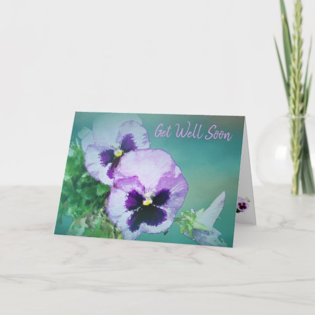pansy get well card (Front)