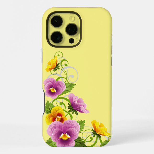 Pansy  iphone case (Back)