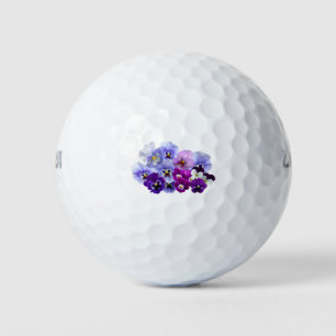 Pansy Isolated Violet Nature Flower Violet Family. Golf Balls