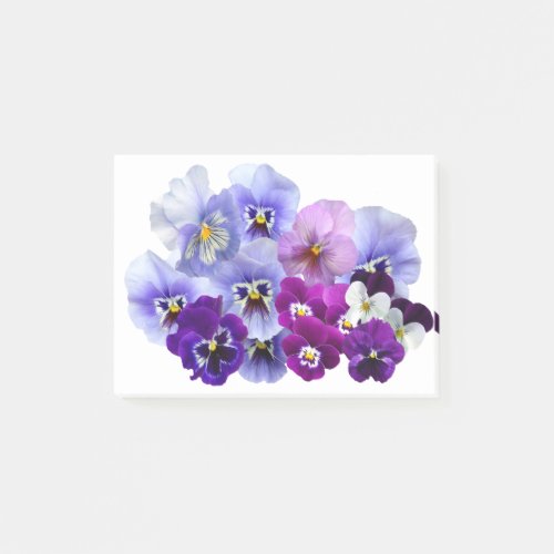 Pansy Isolated Violet Nature Flower Violet Family Post_it Notes