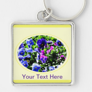Pansy Keychain